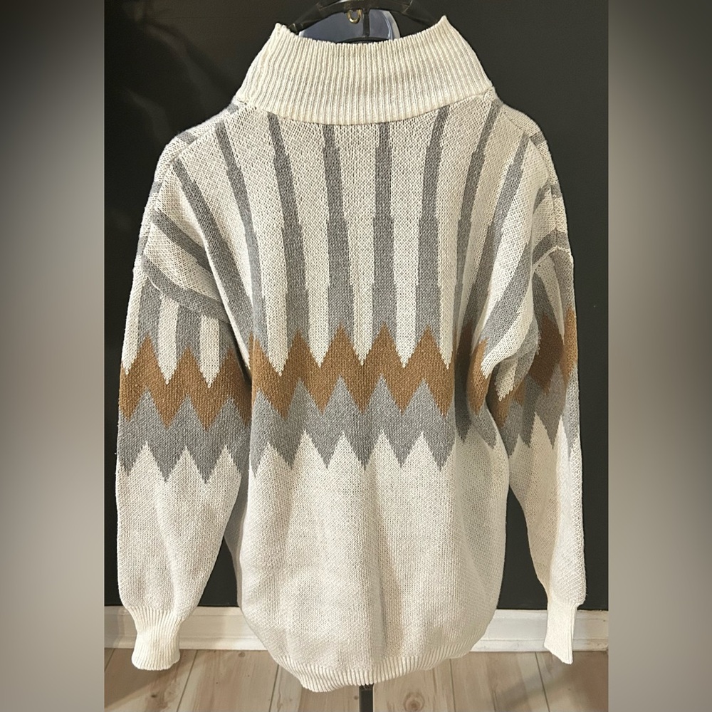 NWOT..Cozy Cotton Oversized Knit Pullover Sweater Women’s size small - Picture 3 of 13